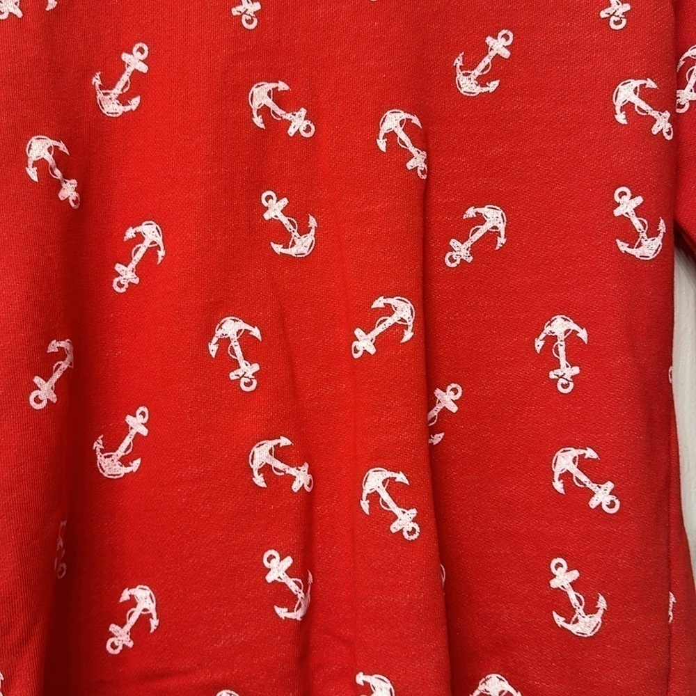 Women’s Small Anchor Red Shirt - Picture 2 of 2